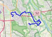 Trasa z dnia 2021-04-27 18:42 - mapa trasy gps - rower szosowy