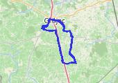 Trasa z dnia 2021-06-09 21:19 - mapa trasy gps - rower trekkingowy