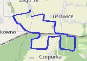 Trasa z dnia 2021-06-10 19:13 - mapa trasy gps - bieganie