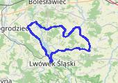 trasa 11. 06. 2021 - mapa trasy gps - rower szosowy