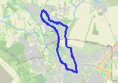 Narutowicza - wokół jeziora w Kłodawie - mapa trasy gps - marsz