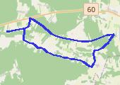 Trasa z dnia 2021-06-14 19:23 - mapa trasy gps - rower szosowy