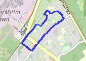 Trasa z dnia 2021-06-14 23:27 - mapa trasy gps - spacer