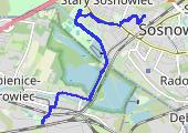 Szopienice Sosnowiec 2021-06-17  - mapa trasy gps - rower górski