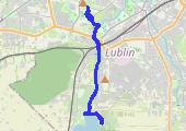 Trasa z dnia 2021-06-17 20:04 - mapa trasy gps - rower trekkingowy