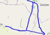 Trasa z dnia 2021-06-18 22:07 - mapa trasy gps - rower trekkingowy