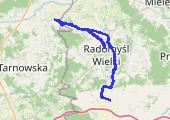 Trasa z dnia 2021-06-20 15:19 - mapa trasy gps - rower trekkingowy