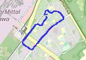 Trasa z dnia 2021-06-19 23:33 - mapa trasy gps - spacer