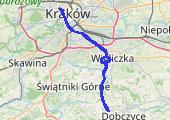 Trasa z dnia 2021-06-20 16:24 - mapa trasy gps - samochód