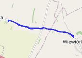 Trasa z dnia 2021-06-22 22:07 - mapa trasy gps - rower trekkingowy