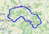 Trasa 27. 06. 2021 - mapa trasy gps - rower szosowy