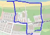 Trasa z dnia 2021-06-23 22:21 - mapa trasy gps - spacer