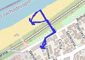 Trasa z dnia 2021-06-19 20:01 - mapa trasy gps - spacer