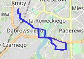 Trasa z dnia 2021-07-07 21:59 - mapa trasy gps - rower miejski
