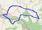 8,07 - mapa trasy gps - rower szosowy