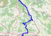 Trasa z dnia 2021-07-08 17:50 - mapa trasy gps - rower górski
