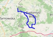 Trasa z dnia 2021-07-11 16:34 - mapa trasy gps - rower trekkingowy