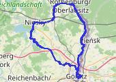Trasa z dnia 2021-07-10 14:38 - mapa trasy gps - rower szosowy