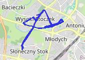 Trasa z dnia 2021-06-30 19:30 - mapa trasy gps - bieganie
