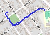 Trasa z dnia 2021-07-13 20:10 - mapa trasy gps - spacer