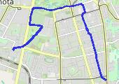 Spacer 06.07.2021 - mapa trasy gps - spacer