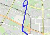Spacer 07.07.2021 - mapa trasy gps - spacer
