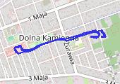 Trasa z dnia 2021-07-13 08:26 - mapa trasy gps - rower szosowy