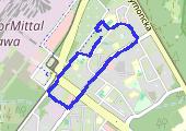 Trasa z dnia 2021-07-14 23:26 - mapa trasy gps - spacer