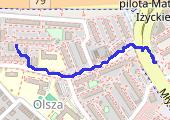 Trasa z dnia 2021-07-15 21:29 - mapa trasy gps - marsz