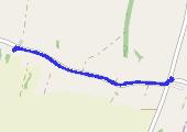 Trasa z dnia 2021-07-16 20:35 - mapa trasy gps - rower trekkingowy