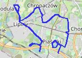 Trasa z dnia 2021-07-20 11:15 - mapa trasy gps - rower trekkingowy