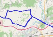 Trasa z dnia 2021-07-25 14:36 - mapa trasy gps - rower trekkingowy