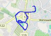 Trasa z dnia 2021-07-28 14:28 - mapa trasy gps - bieganie