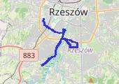 Trasa z dnia 2021-07-30 20:11 - mapa trasy gps - rower szosowy