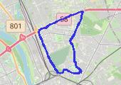 Trasa z dnia 2021-08-01 11:51 - mapa trasy gps - nordic walking