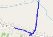 Trasa z dnia 2021-08-02 19:51 - mapa trasy gps - rower trekkingowy