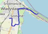 Spacer 04.08.2021 - mapa trasy gps - spacer