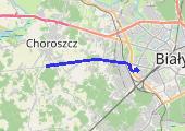 Trasa z dnia 2021-08-06 14:59 - mapa trasy gps - rower trekkingowy