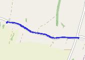 Trasa z dnia 2021-08-07 19:02 - mapa trasy gps - rower trekkingowy