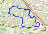 Trasa z dnia 2021-03-03 12:26 - mapa trasy gps - bieganie