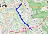 Trasa z dnia 2021-08-08 13:29 - mapa trasy gps - rower szosowy