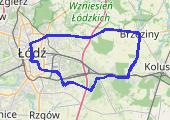 Trasa z dnia 2021-08-08 14:10 - mapa trasy gps - rower szosowy