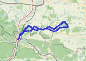 Trasa z dnia 2021-08-08 13:04 - mapa trasy gps - rower szosowy