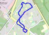 Trasa z dnia 2021-08-10 23:45 - mapa trasy gps - spacer