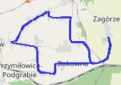 Trasa z dnia 2021-08-11 10:01 - mapa trasy gps - bieganie