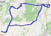 Trasa z dnia 2021-08-12 17:58 - mapa trasy gps - rower trekkingowy