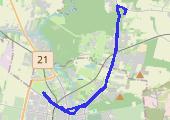 Trasa z dnia 2021-08-13 14:49 - mapa trasy gps - rower szosowy