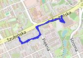 Trasa z dnia 2021-08-13 15:12 - mapa trasy gps - samochód