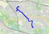 Trasa z dnia 2021-08-13 17:36 - mapa trasy gps - samochód