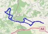 Trasa z dnia 2021-08-15 16:35 - mapa trasy gps - rower trekkingowy